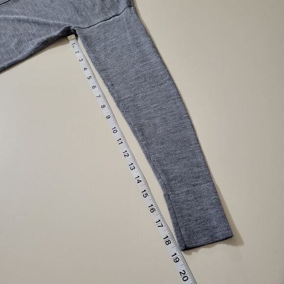 Ann Taylor LOFT Gray Open Cardigan Sweater - Picture 7 of 13